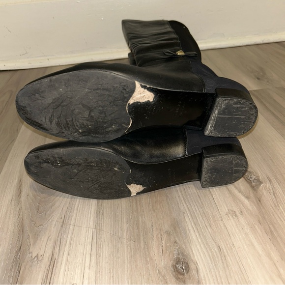 Kate Spade Black leather riding Over the Knee Boots - Picture 5 of 5